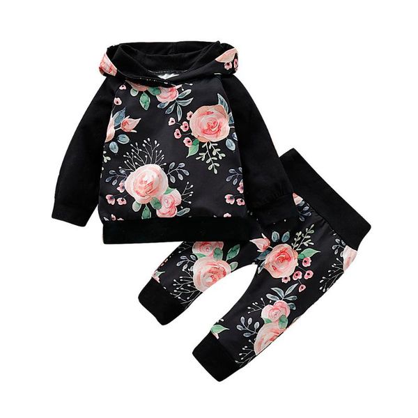 

clothing sets born baby 2021 winter toddler kids girl hooded hoodie sweatshirt clothes christmas set roupa infantil d25, White