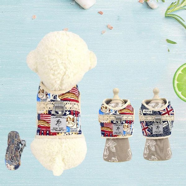 

dog collars & leashes bohemian clothes for small medium cat collar no pull mesh pet supplies