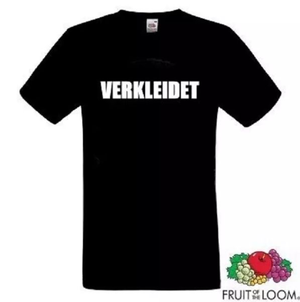 

t-shirt-dressed (t-shirt/fancy dress/carnival/kostum/fun), White;black