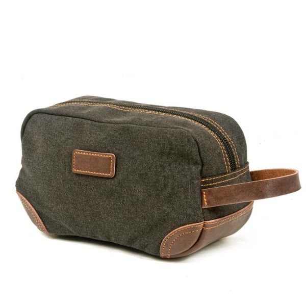 

cosmetic bags & cases casual canvas clutch korean business solid color handbag storage key wash bag