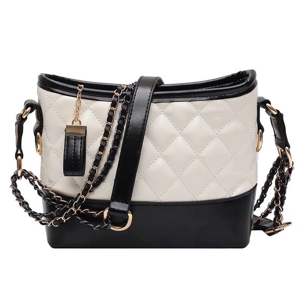 

hobo high - grade summer wandering soft bag women crossbody white diamond lattice mother's day tassel chains fashion hobos chain goes d