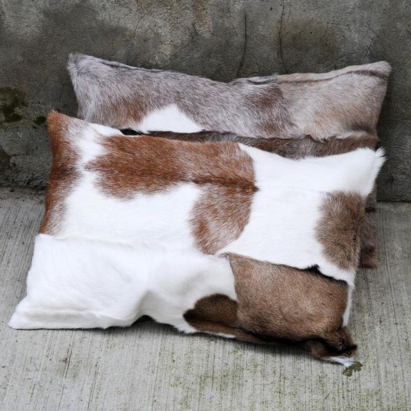 

pillow case cx-d-134a natural color lamb fur ~drop