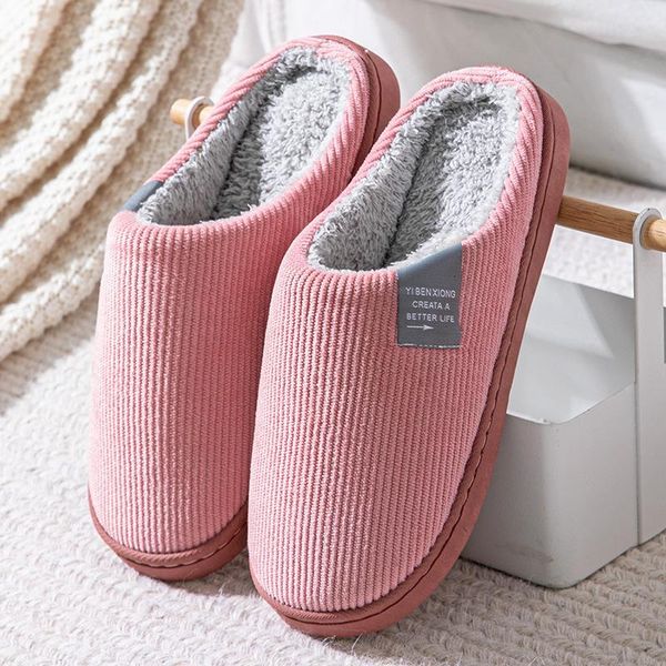 

slippers 2021 nwe women winter home cartoon cat shoes non-slip soft warm house indoor bedroom lovers couples, Black