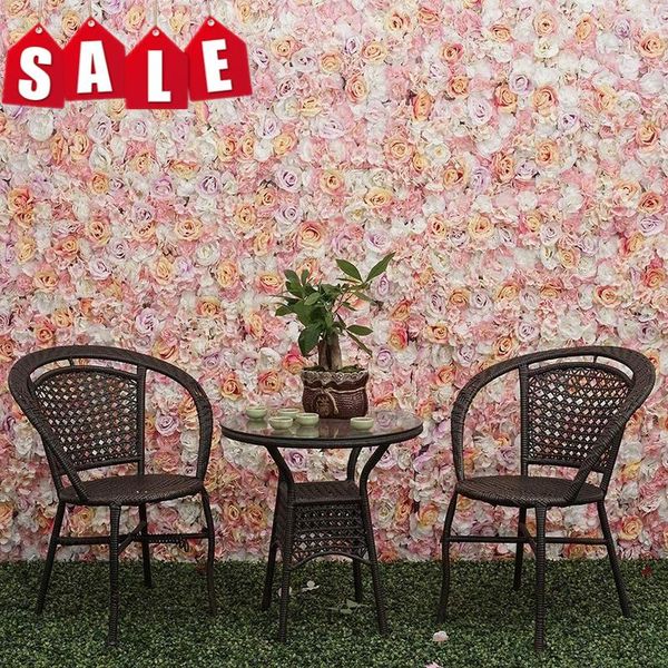 

decorative flowers & wreaths 40x60cm artificial flower wall wedding decoration peony rose fake hydrangea panels christmas