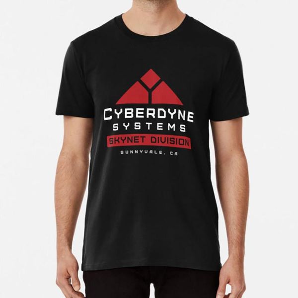 

men's t-shirts cyberdyne systems skynet division t shirt, White;black