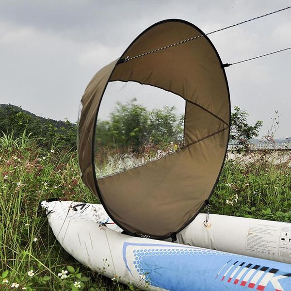 

rafts/inflatable boats 46 inch popup kayak wind paddle sail folding downwind kit canoes inflatable board boat