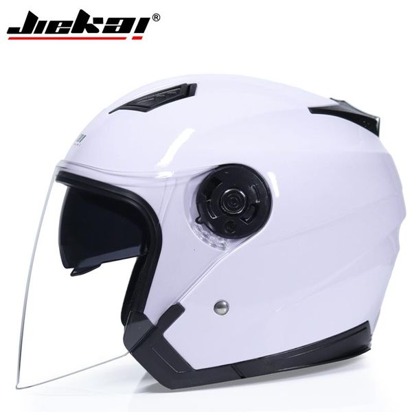

motorcycle helmets genuine jiekai helmet motorbike dual lens summer winter open face casco moto capacete para motocicleta