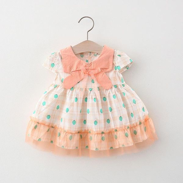 

baby girl dresses cute lovely summer tutu mesh princess dress for girls toddler kids child clothes girl's, Red;yellow