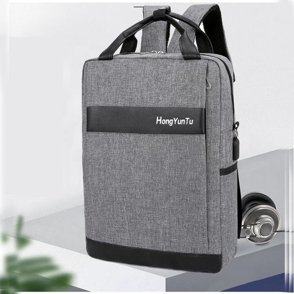 

backpack classic business men 15.6 inch lapbag waterproof large capacity travel schoolbag drop anti-theft