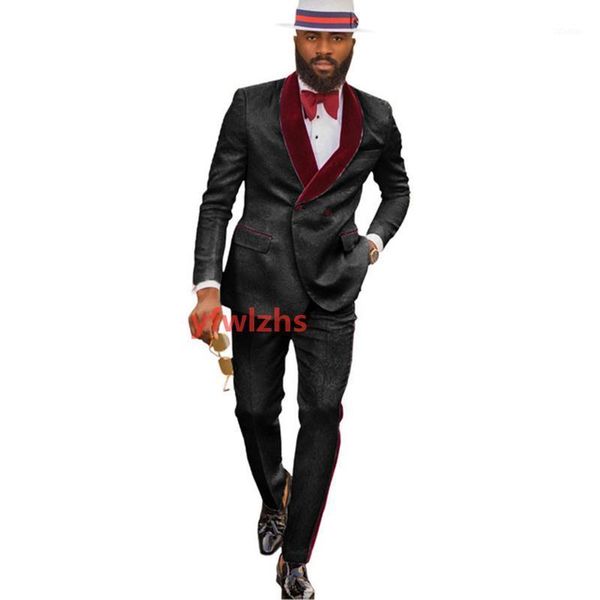 

arrival embossing groomsmen shawl lapel groom tuxedos men suits wedding/prom blazer ( jacket+pants+tie) d10 men's & blazers, White;black