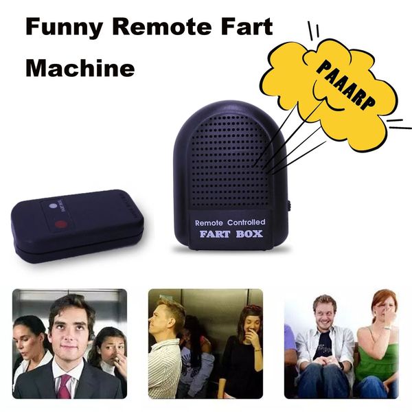 

Novel Electronic Remote Control Fart Box Toy Magnetic Simulated Farting Sounds Bomb Bags Farting Machine Party Prank Toy#gm