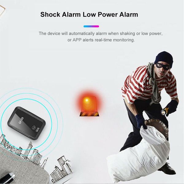 

rechargeable anti-lost magnetic adsorption real time anti theft positionering wifi app mini gift locator gps tracker elder kids alarm
