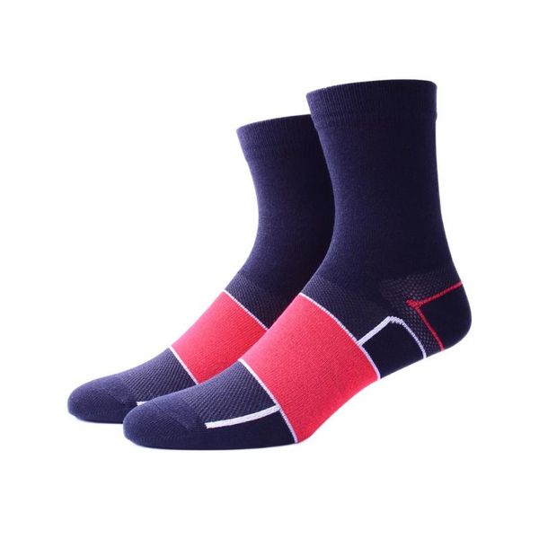 

sports socks cycling outdoor sport cotton nylon spandex moisture wicking breathable hosiery bike bicycle riding sportswear pro, Black