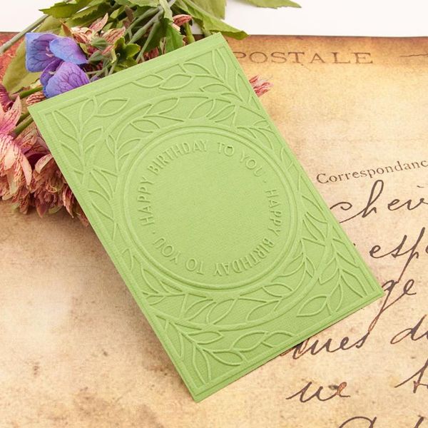 

craft tools happy birthday plastic embossing folders for diy scrapbooking po card making stencil template