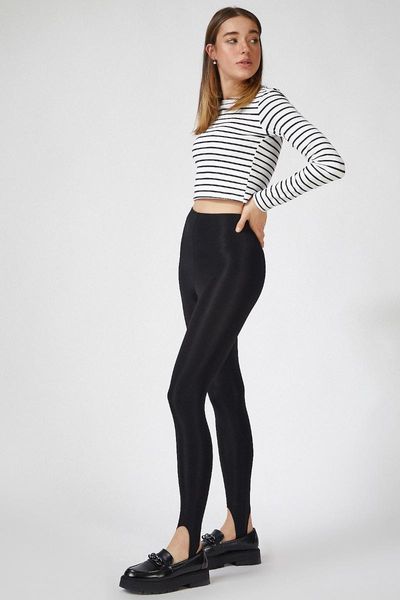 

women's leggings black high waist fuzo tights ns00291