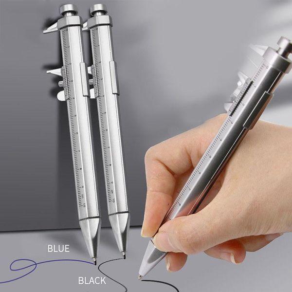 Canetas esferográficas Multifunction 0.5mm Caliper Caneta Gel Tinta Vernier Roller Ball Ball-Point Escolar Presentes Presentes Escritórios Material