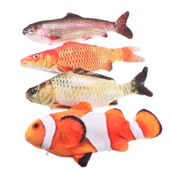

electronic pet toy cat toy electric usb charging simulation fish toys for dog cat