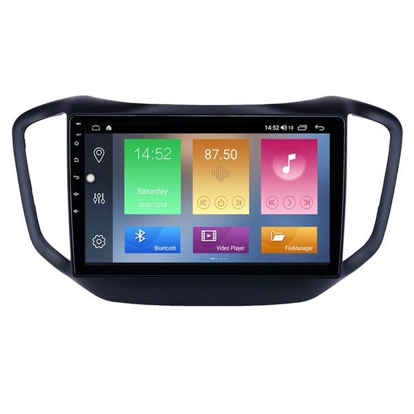 Lettore DVD per auto per Chery Tiggo 5 2014-2017 Sistema multimediale da 10 pollici Android Sistema multimediale GPS Navigazione AM FM Radio con Bluetooth USB WiFi AUX