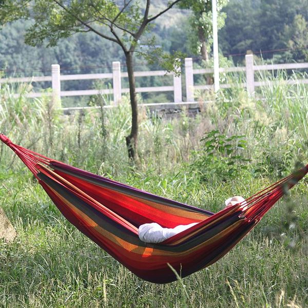 

portable outdoor camping hammock travel picnic single swing accessories garden furniture sleeping bags