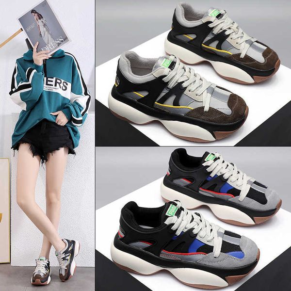 

dad shoes women's autumn and winter 2020 designer canvas fashion net red heightening children's leisure sportstraining sneakers