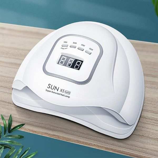 

120w auto sensing manicure machine abs uv led lamp infrared magnetic adsorption digital display gel nail dryer salon sun light