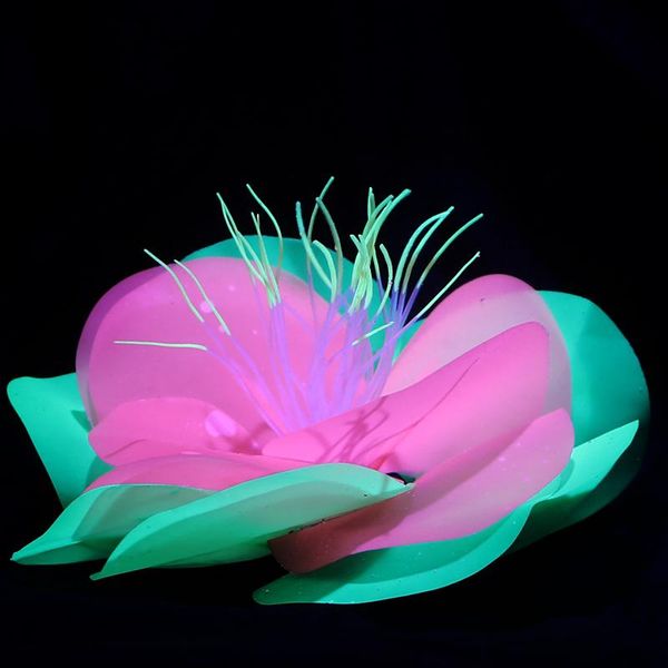 

decorations artificial silicone coral aquarium simulation plant fish tank underwater decoration water lily ornament landscape accessories
