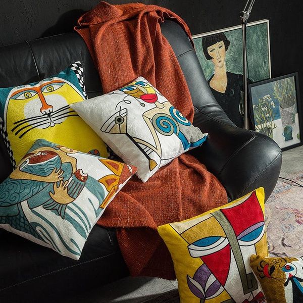 

cushion/decorative pillow 45x45cm exotic style ins nordic homestay pillowcase simple cover home decoration for living room