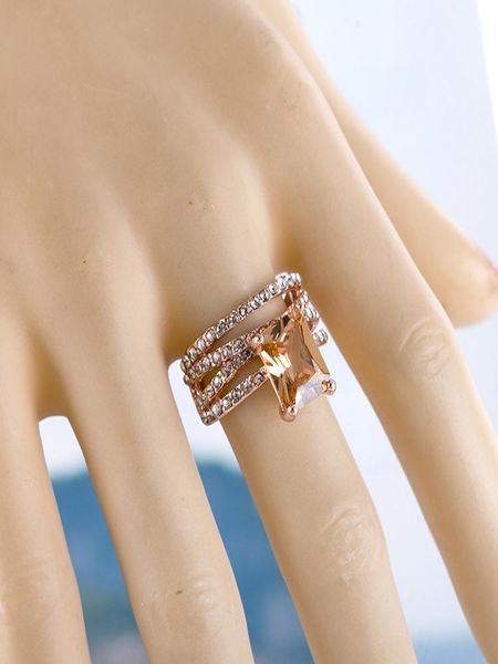 

wedding rings amvie fshion for women cubic zirconia love her promise engagement ring girls size 5-12, Slivery;golden