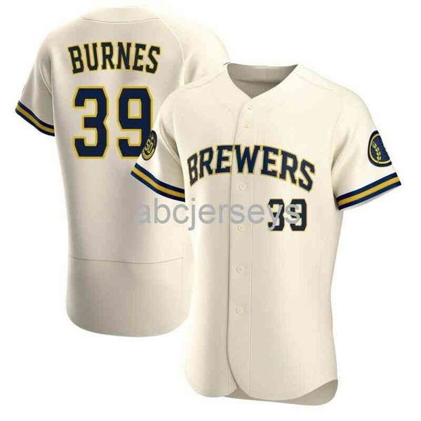 

men women kids corbin burnes #39 cream ver1 baseball jersey xs-6xl embroidery new baseball jerseys, Black