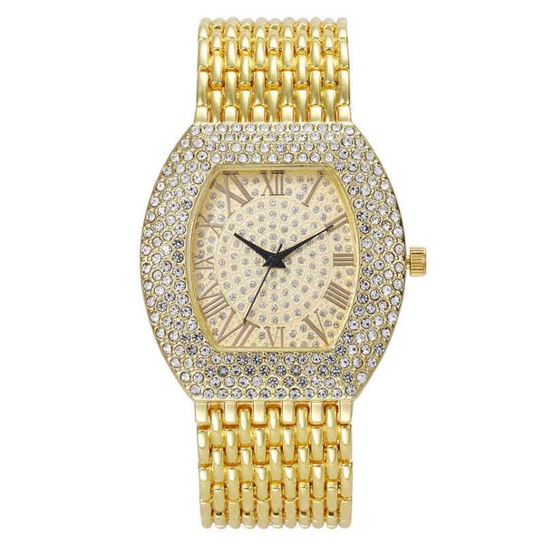 

bangle watches women gold quartz watch fashion rome luxury female full rhinestone steel wristwatches ladies relogio masculino, Slivery;brown