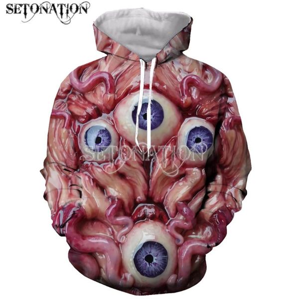 

men's hoodies & sweatshirts parasite funny fashion long sleeves 3d print zipper/hoodies/sweatshirts/jacket/men/women drop, Black