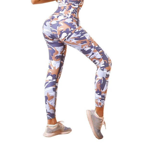 

melody girl legging camouflage printed fitness suit women's push up leggings running yoga clothes active life gym pants outfit