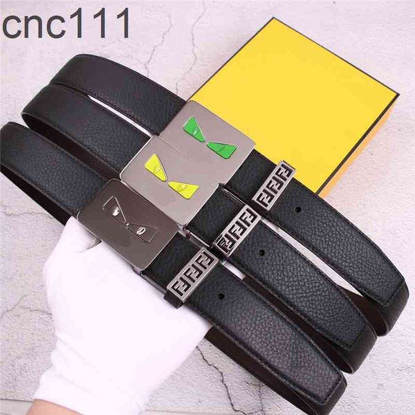 

men's stars of the same leather 2021 new style luxury designer belt for men fashion design, Black;brown