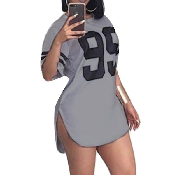 

women's t-shirt number print t shirt women long summer tees streetwear woman tshirts oversized casual korean fashion harajuku female, White