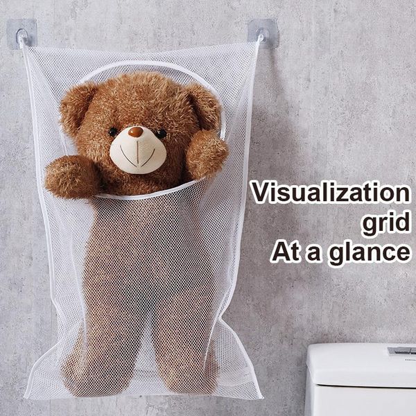

storage bags bathroom mesh bag for bath toys kids basket net cartoon animal shapes waterproof cloth sand beach