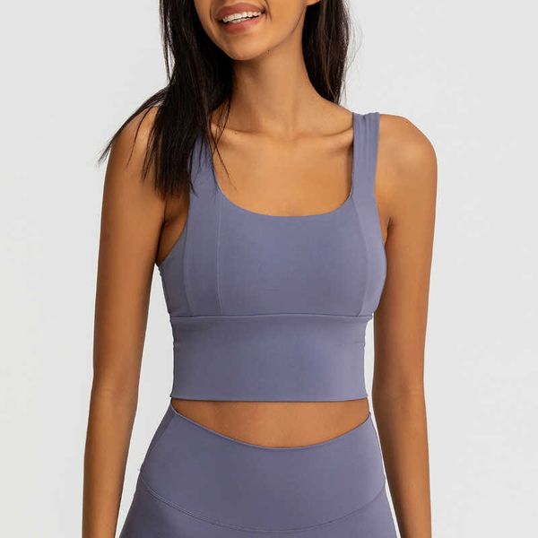 

sports underwear, women's shockproof running, gathering and shaping high strength fitns bra, wearing yoga vt, Gray