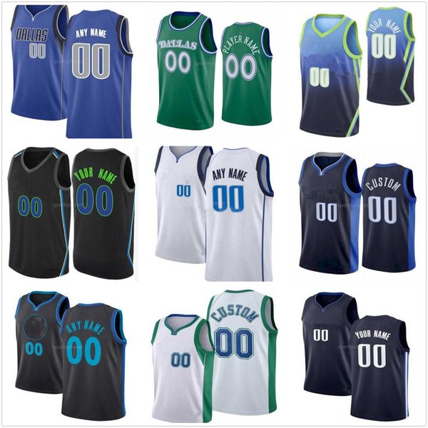 

custom printed luka tim 11 hardaway jr. 77 doncic dirk 41 nowitzki basketball jerseys dwight 7 powell jalen 13 brunson kristaps 6 porzingis, Black;red