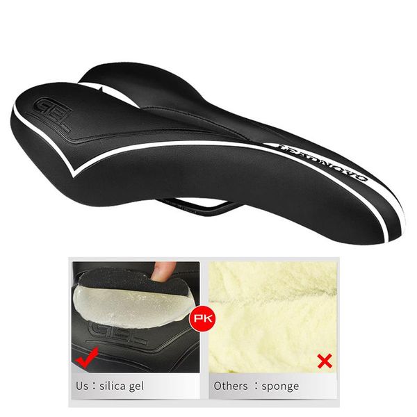 

bike saddles mtb cycling saddle lightweight bicycle seat imitation leather soft road breathable chair racing