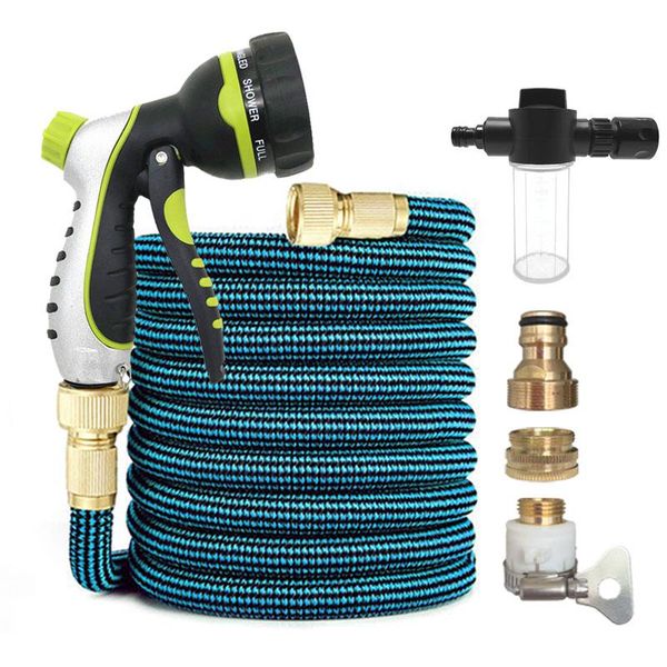 

watering equipments multifunctional garden irrigation hose set retractable magic cleaning car wash tool water gun direct sales