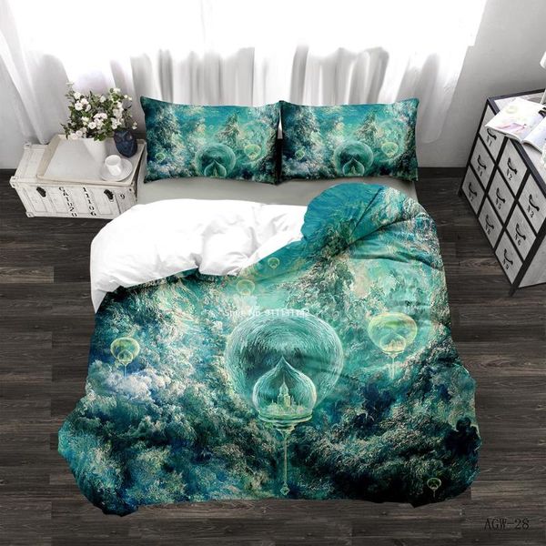 

bedding sets dreamy bohemian style down bed cover pillowcase single double king  king-size bedroom decorative