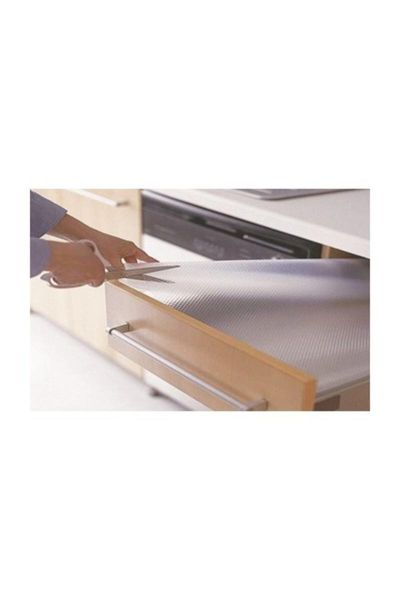 

bath accessory set transparent anti-slip shelf cabinet and drawer cover 45 cm x 10 m sermat1