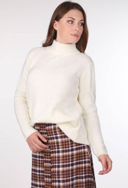 

women's sweaters turtleneck white sweater, White;black