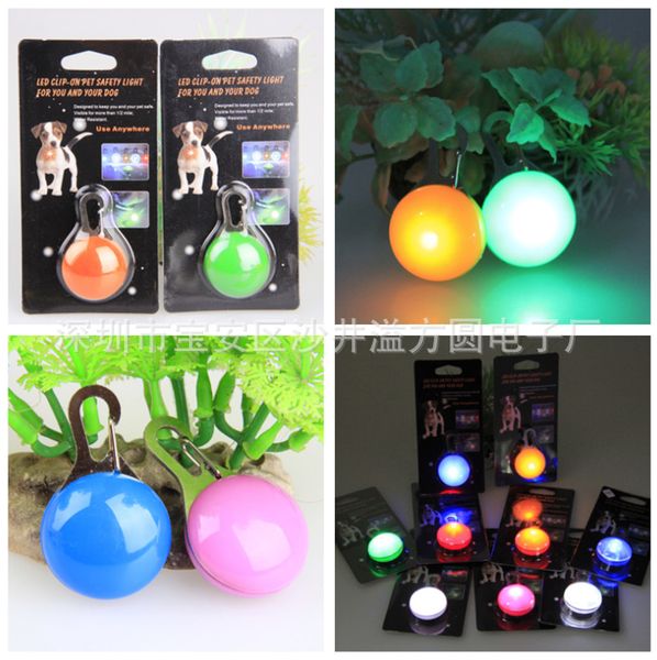 

pet pendant anti lost safety led pendant dog flash tag luminous dog tag collar