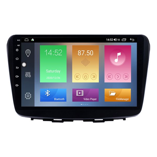 Auto-DVD-Stereo-Radio-Player GPS für Suzuki Baleno-2016 mit WIFI-Musik USB AUX-Unterstützung DAB SWC DVR 9 Zoll Android 10