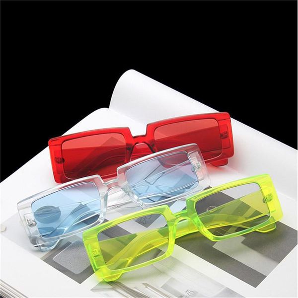 

sunglasses seemfly vintage luxury women square frame trendy candy color outdoor driving travel goggle uv400 shades eyewear, White;black