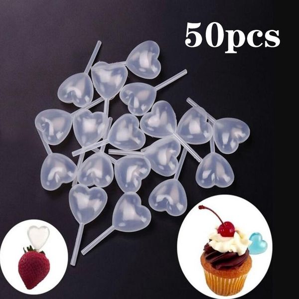 

pcs/pack dessert juice straw dropper flow heart clip jam burette kitchen baking decoration cake tool & pastry tools