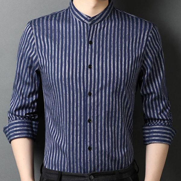 

spring autumn men's shirt slim fit striped long sleece shirts fashion breathable men dress camisa masculina casual, White;black