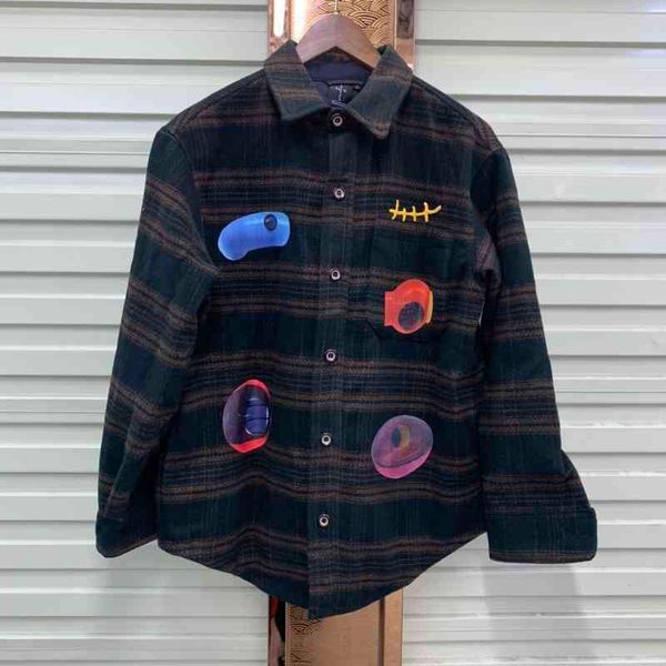 

men's jackets 22ss foam letter printing travis scott men women eu size 100% cotton cactus jack coat hip hop winter xxxtentacion qrsu, Black;brown