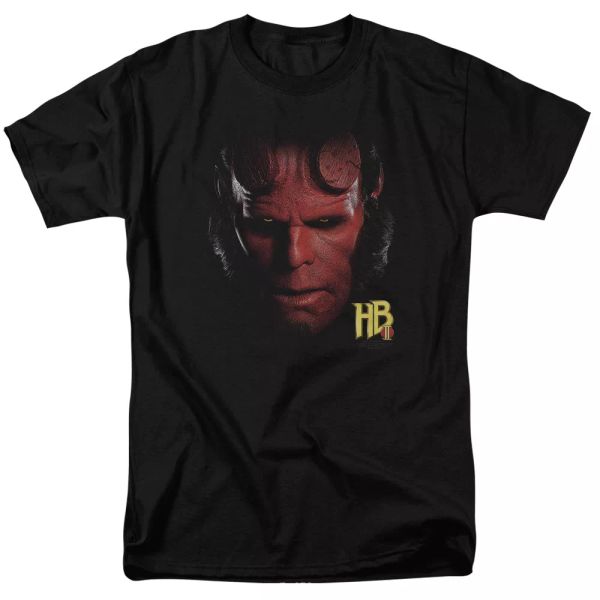 

hellboy ii hellboy head t-shirt sizes s-3x new, White;black