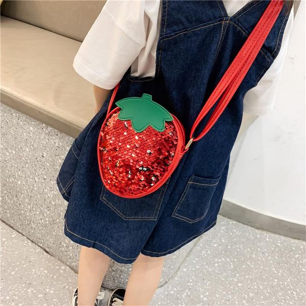 

purse children kid girls bling sequin handbag shoulder messenger bags crossbody wallet fashion casual baby coin, White